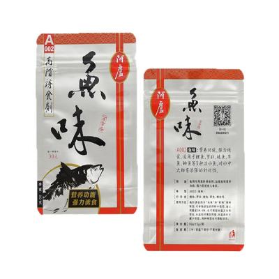 China Lure Package Bag Aluminum Foil Zip Lock Mylar Bag Moisture Proof Custom Fishing Plastic Zipper With Logo for sale