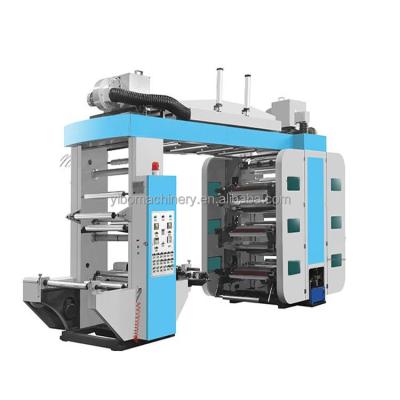 China Building material shops China factory price 6 color flexo printing machine for printing packaging materials for sale