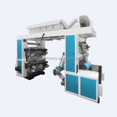 China Flexo Building Material Shops High Speed ​​4 Colors Printing Machine Stack Type Flexo Printing Press for sale