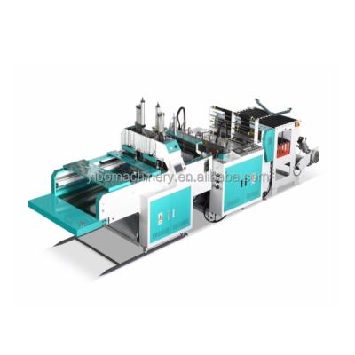 中国 Full Automatic Hotels Nylon Bag Making Machine , Hot Sealing And T Shirt Hot Cut Bag Making Machine 販売のため