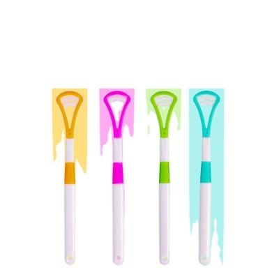 China For Home Use New Private label tongue remover silicone toothbrush head tongue scrapper tongue cleaner for sale