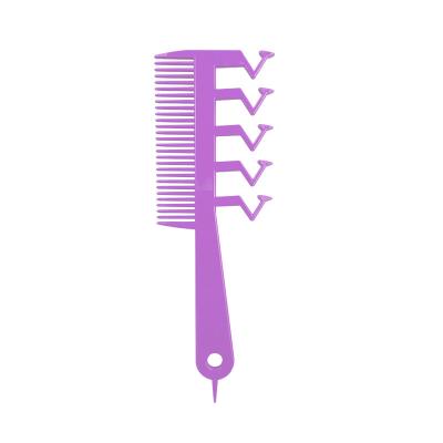 China Remove Hair Knots. Help Hair Smooth Wide Teeth Combs Women Wide Teeth Hook Slit Scalp Massage Comb Hair Brush Hollowing Out Home Salon Diy Hairdressing Tool for sale