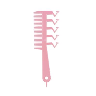 China Remove Hair Knots. Help Hair Smooth Wholesale Portable Instant Fluffy Styling Hair Slit Cover Brush Wide Tooth Hair Seam Z Shape Hair Comb for sale