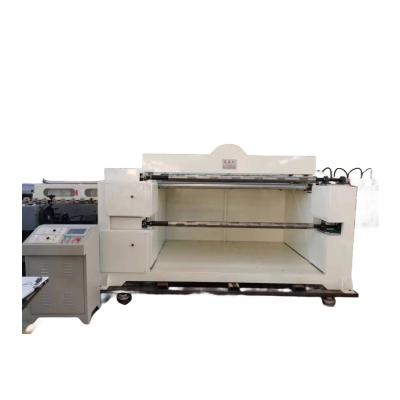 China Manufacturing Plant semi auto rewinder machine for single facer line 2ply corrugated board winder machine for sale