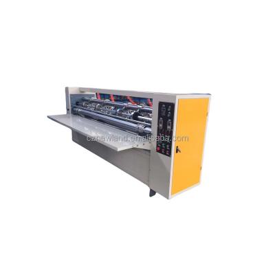 China High stability 2200 4bladesSemi-auto corrugated cardboard slitting and scoring machine /cutting and creasing machine for sale