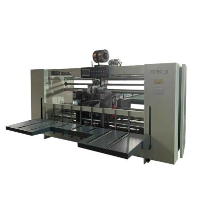 China Food SPDJ 2500 computer operate double piece corrugated board joint stitching machine semi-auto carton box stitcher machinery for sale