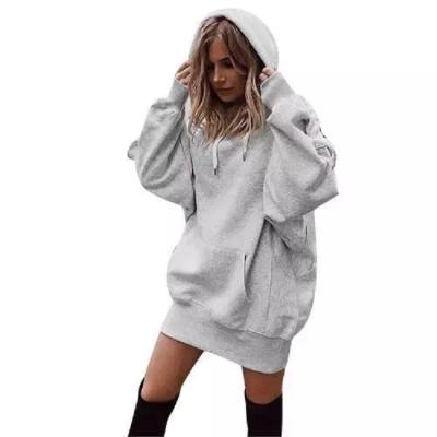 China Anti-wrinkle hoodie wholesale color ladies long sleeve hoodie padded women's hoodie for sale