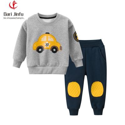 China Design Autumn Winter Kids Clothes Fashion Anti-pilling Long Sleeve Fleece Set Boys Clothing for sale