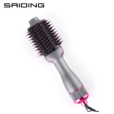 China 3 IN 1 With Hot Blow Dryer Brush Round Hair Dryer Best Dropshipping Airbrush Brush For Drying for sale