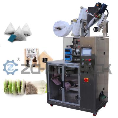 China Pyramid Tea Bag Packing Machine Full Ultrasonic Sealing 3.7 Kw zu verkaufen