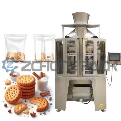 Chine Machine d'emballage verticale multi-tête biscuit, chips de pommes de terre, chips de crevettes, bouillon de viande à vendre