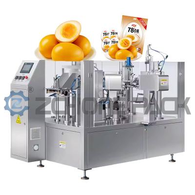 China Snacks Meat Snacks Food Packaging Machine Vacuum Nitrogen Filling Dual Aterial Solid Liquid Powder for sale