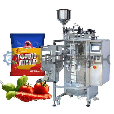 Cina Bag Roll Film Paste Emulsione Liquida Bevande Succo Salsa Latte Miele Salsa Chili Olivo Olio Macchina di confezionamento in vendita