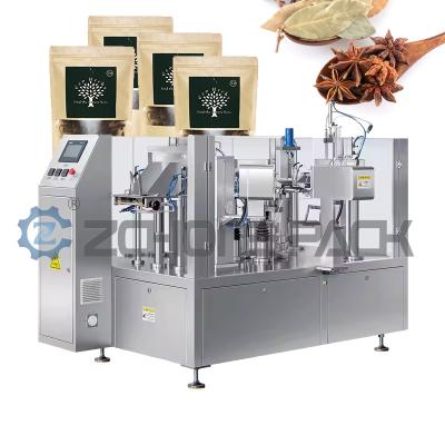 China Seasonings Packaging Machine Fennel Anise Spice Brine Pre-made Bag Automatic Packaging Machine for sale