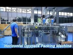 Premade Pouches Horizontal Doypack Packing Machine Fully Automatic