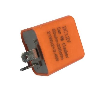 China Box FM DC 12V Epoxy Orange Flasher Relay for sale