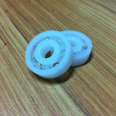 China Other POM Plastic Ball Bearing With Glass Plastic Ball Bearing Pulley Bearing for sale