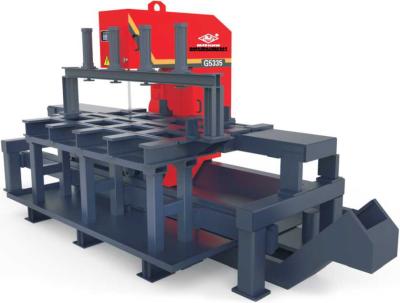 China ISO9001 Approved 22m/Min 4000W Vertical Band Saw For Metal Cutting for sale