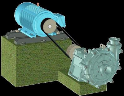 China Hochleistungs-hydraulische Schlamm-Pumpe 150ZBG (P) - 740 280kw 600.0m3/h zu verkaufen