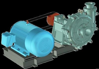 중국 저마모성 수평선상 슬러리 펌프, 160 kw 슬러리 처리 펌프 150ZBD-630 판매용