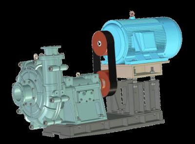 China Bomba de fango anti de la mezcla de las aguas residuales de la abrasión, bomba 200ZBD-530 de la mezcla de la arena 604.1M3/H en venta