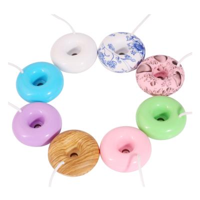 China Portable Mini Car Donut Humidifier Spray Water Bottle Creative Mineral Humidifier USB Universal Travel for sale