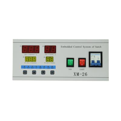 China Four Full Automatic Screen Four Display Top Selling CE Approved Automatic Egg Incubator Thermostat XM-26 for sale