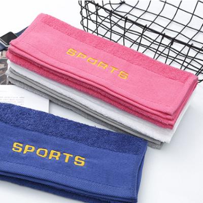 China Compressed 100% cotton sport towel with logo for sale