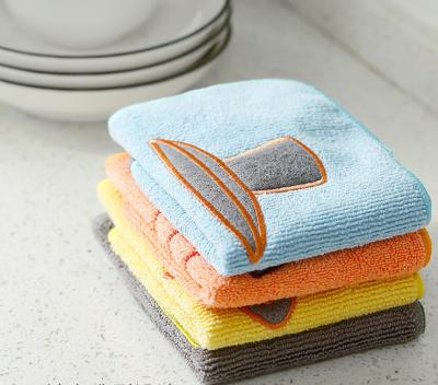 China Wholesale Compressed Microfiber Towel Bulk Fiber Kitchen Micro Tea Towel for sale