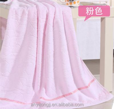 China Hotsals Kids Safe Extra Large Ultra Soft Low Moq Towels 3-Piece Cotton Towel / Luxury Premium Bathroom, Spa / Hotel Quality Towel Set (Pink) for sale