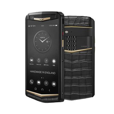 China Original 1:1 VERTU ASTER 256GB Waterproof Refurbished Sapphire Crystal Screen Alloy Frame and Calfskin Superior Mobile Phone for sale