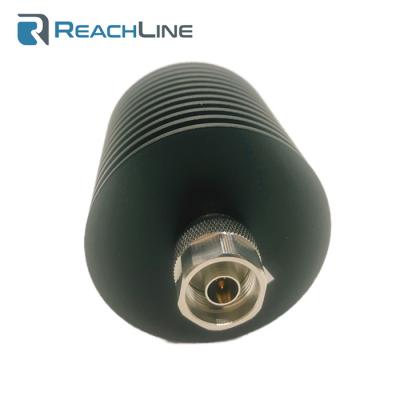 China 50W RF Coaxial Attenuator 3GHz/6GHz/8GHz/12.4GHz/18GHz 1-60dB Telecom Parts With 7/16 Type N Connector RLAS5040-18 for sale