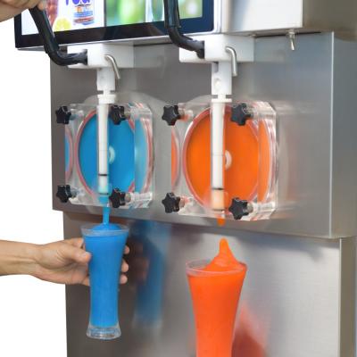 China Free Shipping Saudi Arabia Taxes and Clearance Freezer Cocktails Slushie Restaurant / Frozen Cocktails Beer Slushie Machine for sale