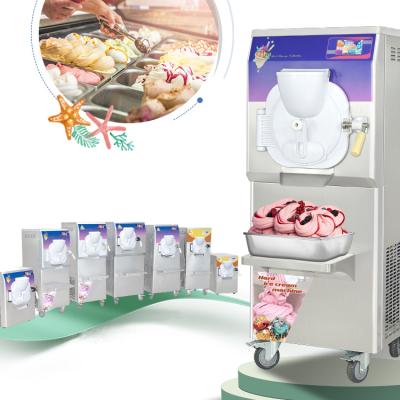 China Snack Factory Free Shipping To Sea Africa Tax Included CE Approved Gelato Machine Batch Freezer Ice Cream / Hard Ice Cream Machine for sale