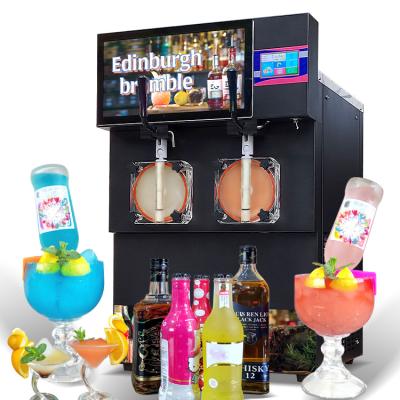 China Total-Included Frozen Cold Snack Snow Coffee Hotel Smoothies Drinks Margarita Machine For Party Bar for sale