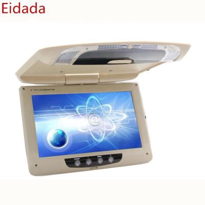 China Stunning Eidada 9 Inch Car Motorized Flip Down Roof Mount Monitor Support Rear View Camera for sale