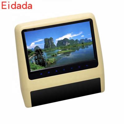 China Hot Selling FM Eidada 9 Inch Rear Seat Entertainment TV System Radio MP5 Player Headrest Touch Button Car Dvd Video Monitor for sale