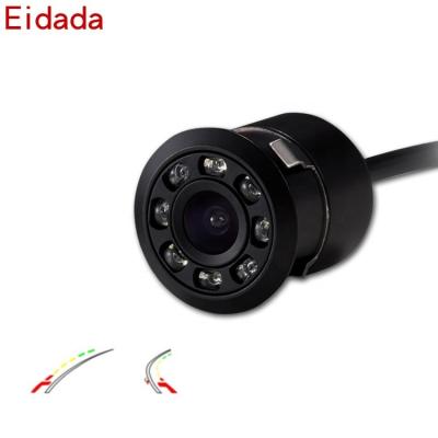 China Night Version 18.5mm IR LED Car Lights Dynamic Trajectory Moving Guide Line Camera Reverse Backup Rear View Camera for sale