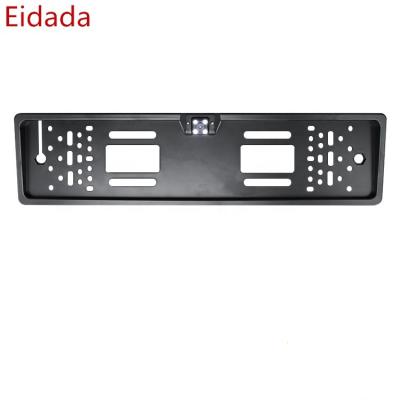 China European night version night vision frame reversing camera view CCD license plate frame 4 LED IR rear backup camera for sale