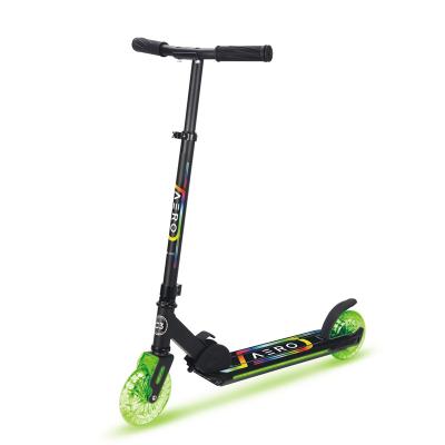 China Kick And Roll Aero Mobility Scooters New Design Aluminum Material RGB Lights Clear Wheels Kick Scooters For Teenagers for sale