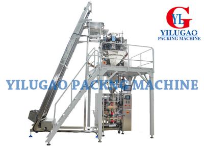 China Multi Head Plastic Stick Bag Potato Chips Food Packing Machine With Ribbon Printer for sale