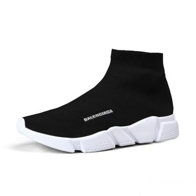 China Anti slip and high wear resistance upper thick bottom wear resistance other fashionable sock running shoes for men for sale