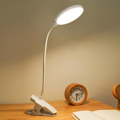 China Modern 6w USB Rechargeable Study Clip Design Led Table Lamp for sale