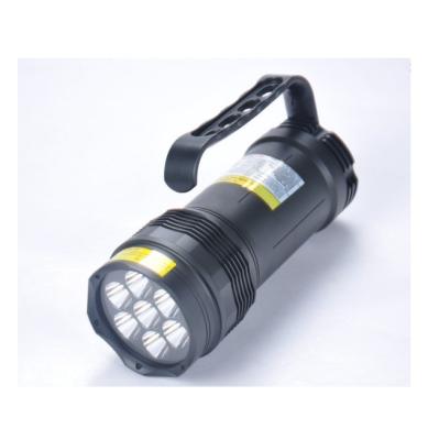 China 4500lumen industrial 7 xml L2 led rechargeable scuba diving flashlight for sale