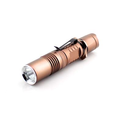 China Emergency Mini Aluminum xml LED Rechargeable 10W EDC Flashlight for sale