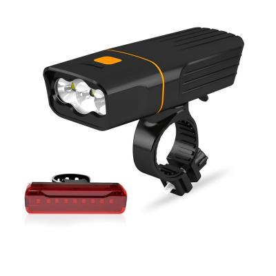 China USB rechargeable xml 1000lm 3 led bicycle light NIA-B1 for sale