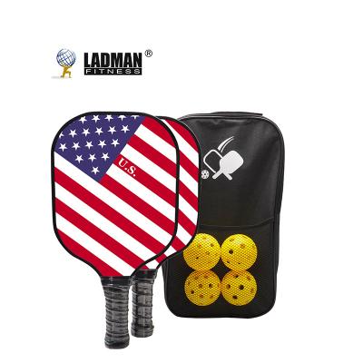 China Spor Picklf LADMAN FITNESS Customized Pickleball Paddles Logo Best Price Good Quality Best For Beginners for sale