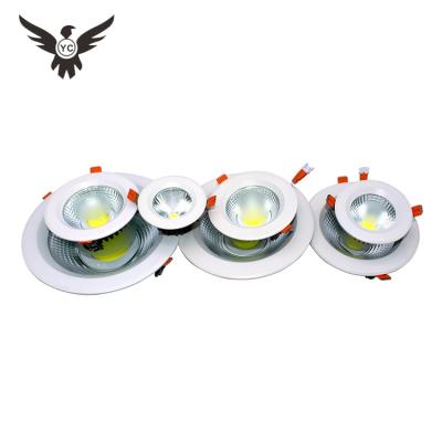 China Factory Sale Aluminum Hotel / Home Office / Shop / Recessed Housing Mounted Down Light 7w 9w 12w 15w 18w 24w 30w COB Ceiling Spot Light LED Spotlight for sale