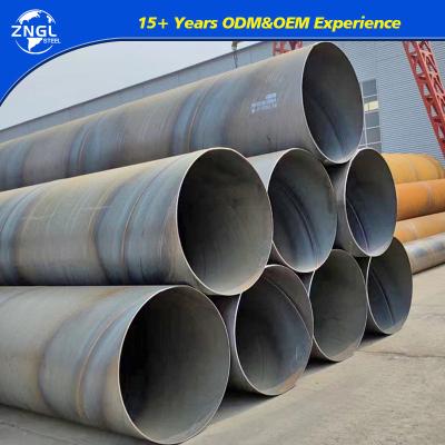 China 5.8m 6m 12m Supply Length API 5L Carbon Steel Spiral Welded Pipe for Product Delivery for sale