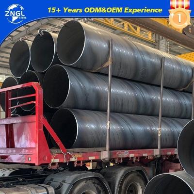 China Non-Alloy Construction Structure Zhongneng Spiral Welded Carbon Steel Pipe Per Meter for sale